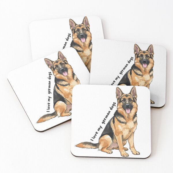Item preview, I Love My German Dogs - Shepherd Lover Art designed and sold by EverBranz-stor.