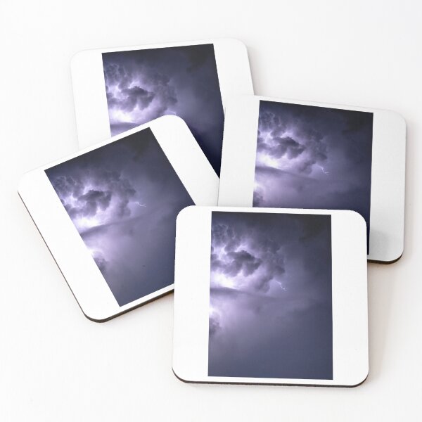 Item preview, Lightning In Purple Clouds Photographic Print designed and sold by Mother-Nature65.