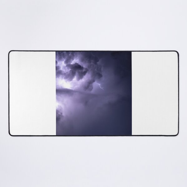 Item preview, Lightning In Purple Clouds Photographic Print designed and sold by Mother-Nature65.