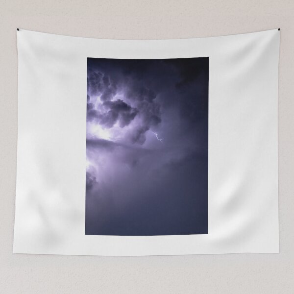 Item preview, Lightning In Purple Clouds Photographic Print designed and sold by Mother-Nature65.
