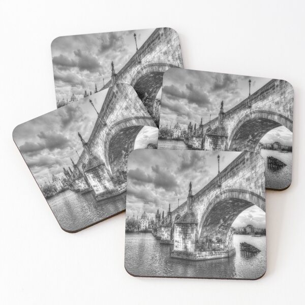 Item preview, Charles Bridge Prague Monochrome designed and sold by Londonimages.