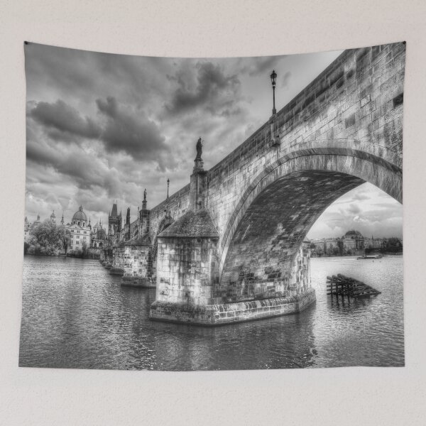 Item preview, Charles Bridge Prague Monochrome designed and sold by Londonimages.