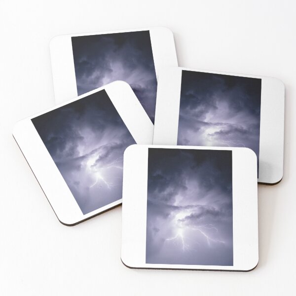 Item preview, Lightning Through Clouds Photographic Print designed and sold by Mother-Nature65.