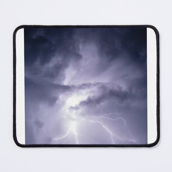 Item preview, Lightning Through Clouds Photographic Print designed and sold by Mother-Nature65.