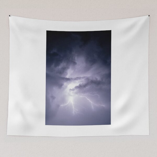 Item preview, Lightning Through Clouds Photographic Print designed and sold by Mother-Nature65.