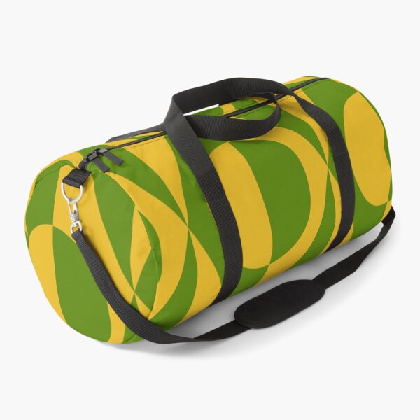 Item preview, Mid Century Geometric Split Circles on Diamonds in Green and Yellow designed and sold by Yasminepatterns .