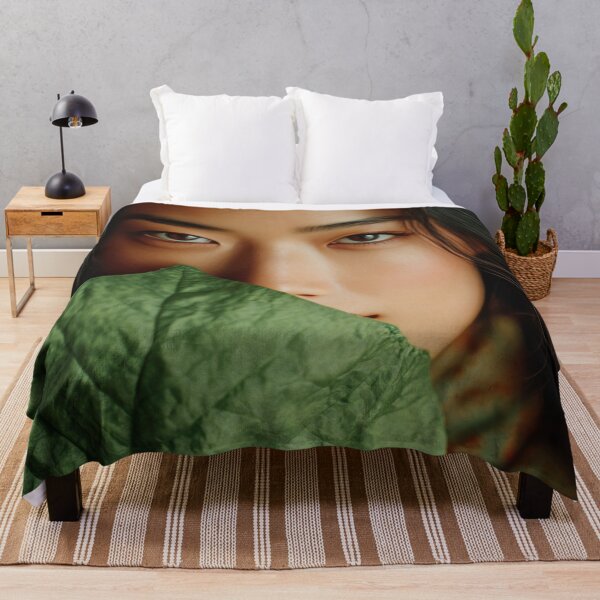 Item preview, Capturing beauty with a green leaf designed and sold by anytka.