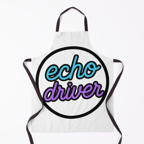 Item preview, Echo Driver – Retro Script Electronic Groove Sticker designed and sold by |TRSSHOP|.