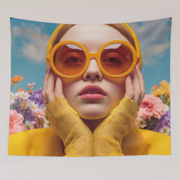 Item preview, Floral portrait fashion designed and sold by anytka.