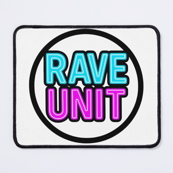 Item preview, Rave Unit – Neon Rave Logo Sticker designed and sold by |TRSSHOP|.