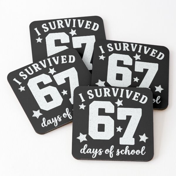 Item preview, I Survived 67 Days of School Funny 67 Design Essential T-Shirt designed and sold by sssweetness.