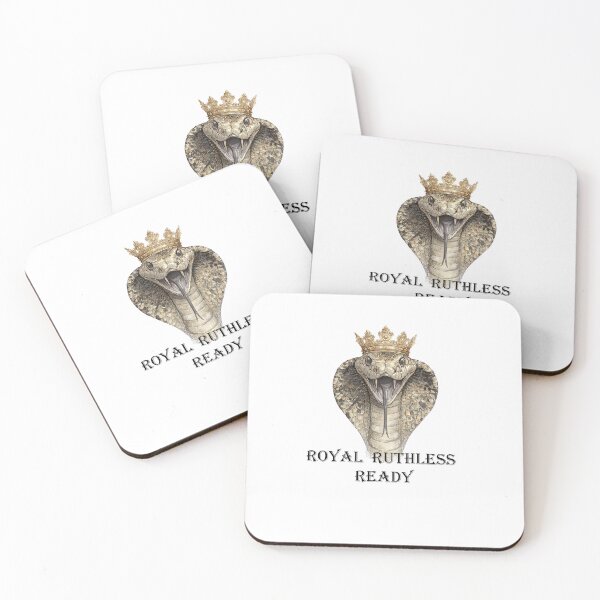Item preview, Royal Cobra with Crown – Ruthless Snake  Royal Ruthless Ready – Powerful King Cobra Art Print designed and sold by ArtFairy38.