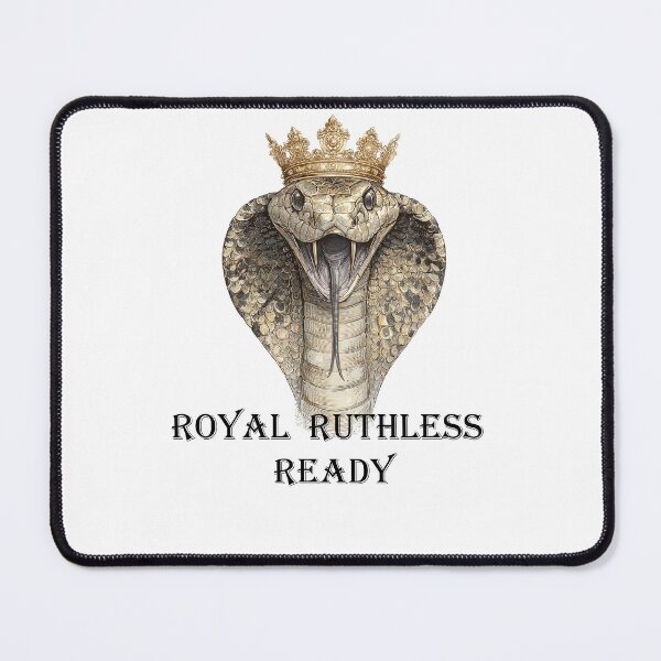 Item preview, Royal Cobra with Crown – Ruthless Snake Royal Ruthless Ready – Powerful King Cobra Art Print designed and sold by ArtFairy38.
