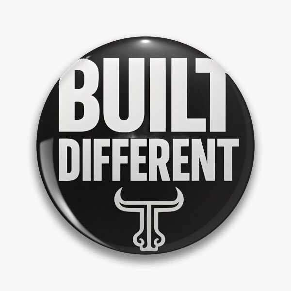 Item preview, Built Different – Bold Minimalist Testosteron Era Design designed and sold by TES TOSTE RON.