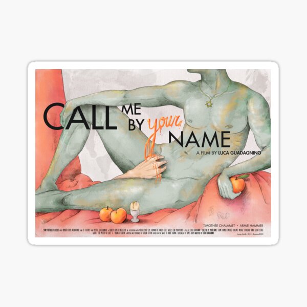 Item preview, Call me by your name (horizontal poster) designed and sold by juanjomurillo.