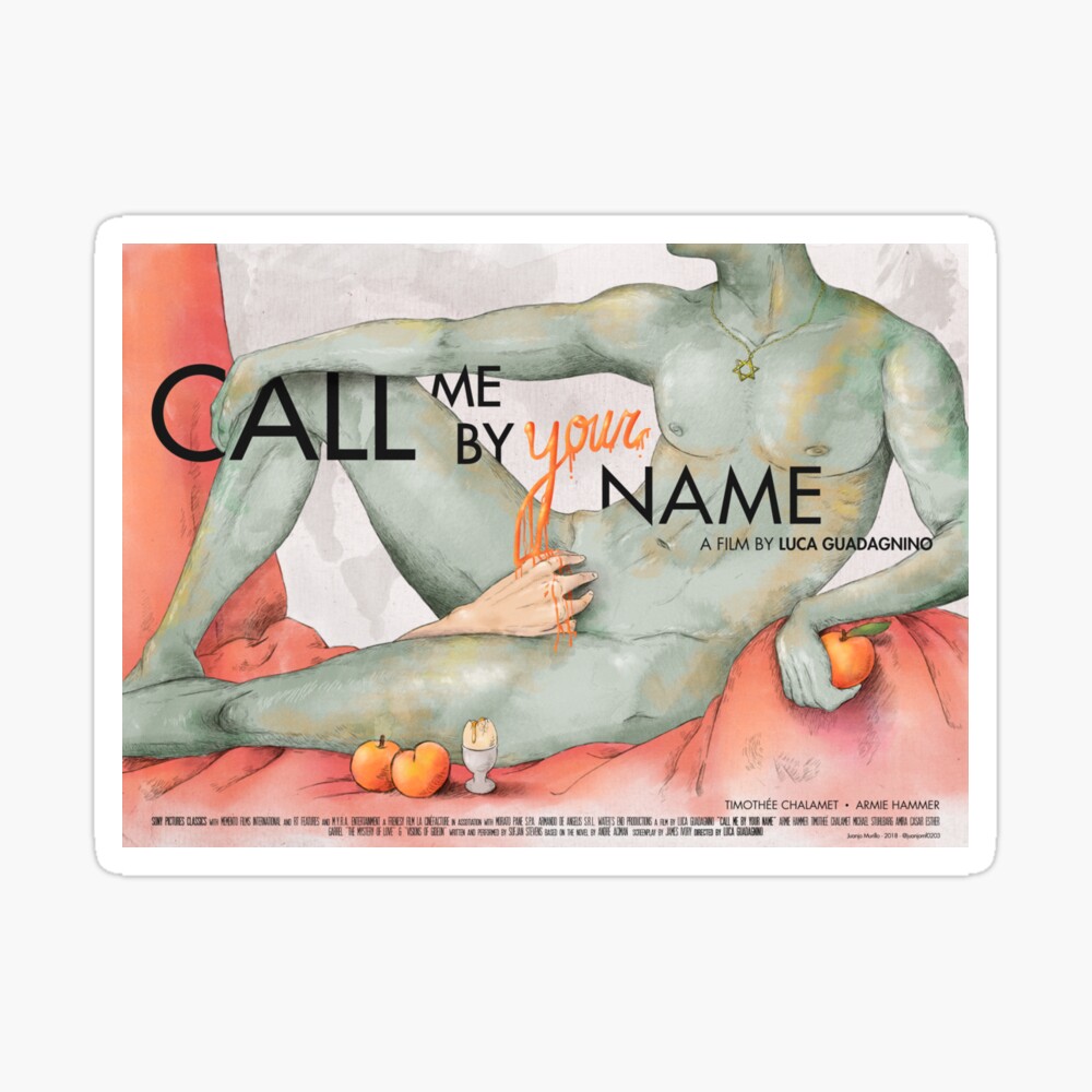 Call Me By Your Name Horizontal Poster Poster For Sale By Juanjomurillo Redbubble