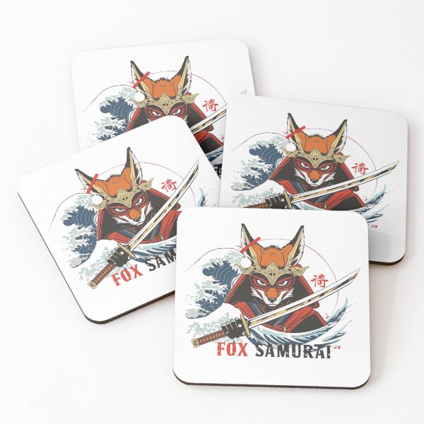 Item preview, Samurai Fox • Kitsune Warrior Japanese Style Artwork designed and sold by Erik Visnievskij.