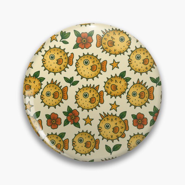 Item preview, Cute Pufferfish Art designed and sold by Planetporridge.
