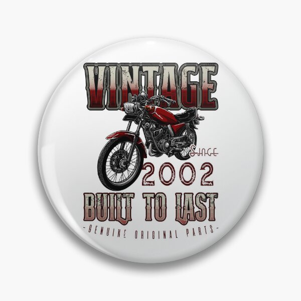 Item preview, Vintage Motorcycle Biker Motorbike Birthday 2002 designed and sold by JRRTs.