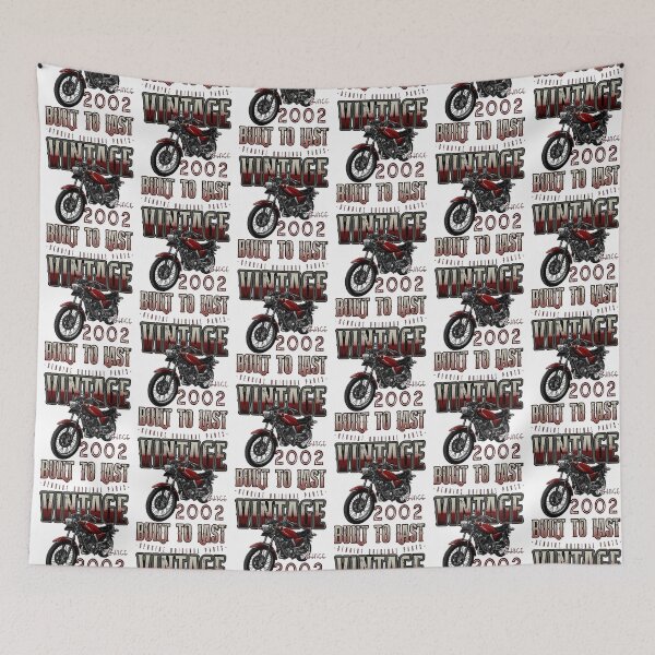 Item preview, Vintage Motorcycle Biker Motorbike Birthday 2002 designed and sold by JRRTs.