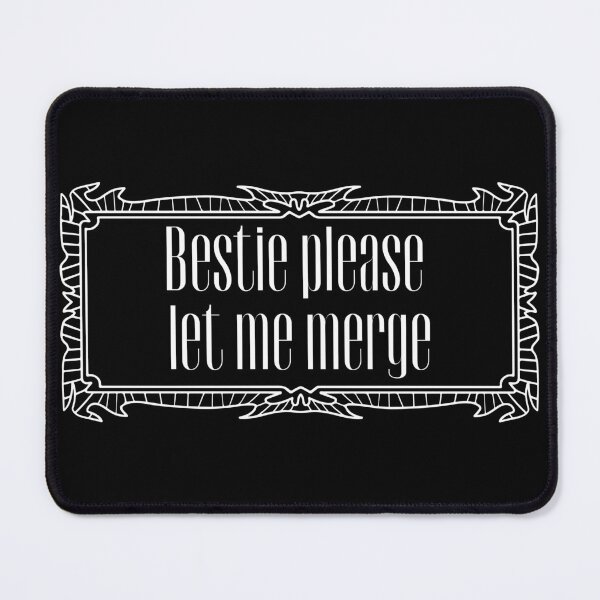 Item preview, Bestie please let me merge Funny Meme Crash Bumper designed and sold by OldSkullDesigns.
