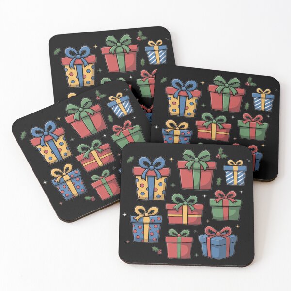 Item preview, Colorful Christmas Gift Boxes Illustration designed and sold by MonkiFlipp.