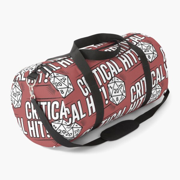 Item preview, Critical Hit D20 Dice Red Impact Design designed and sold by SplashTastic.