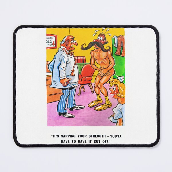 Item preview, At the Doctors. British seaside resort postcard humor. c 1950's designed and sold by JonDelorme.