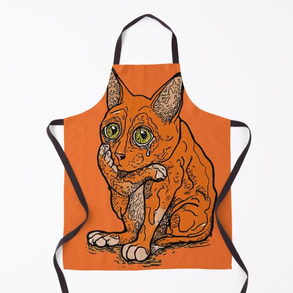Item preview, Melancholy Orange Kitty designed and sold by PlengPoomofArts.