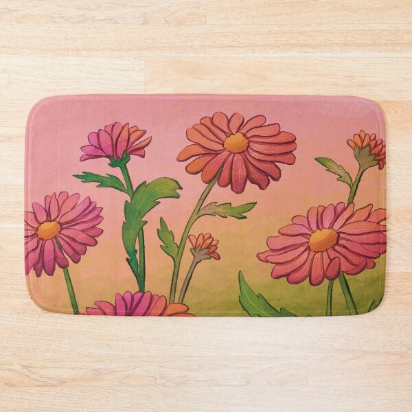 Item preview, Floral Illustration Pink Daisies designed and sold by Mel-Mas-Stoband.