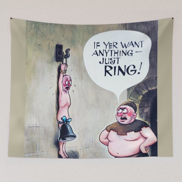 Item preview, Just Ring. British seaside resort postcard humor. c 1950's designed and sold by JonDelorme.