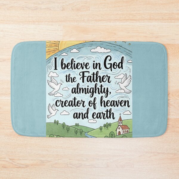 Item preview, Creator of Heaven and Earth Christian Nature Scene Design. designed and sold by loveandlightrb.