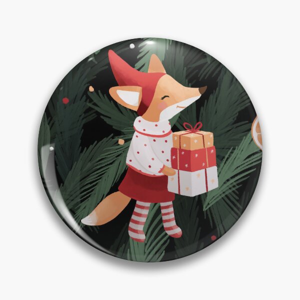 Item preview, Festive foxes designed and sold by Elenanaylor.