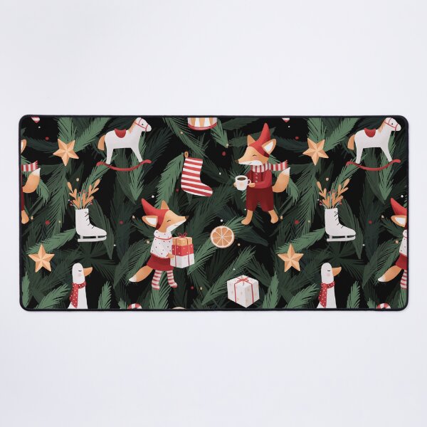 Item preview, Festive foxes designed and sold by Elenanaylor.