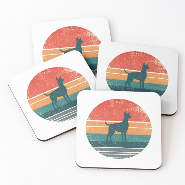 Item preview, Retro Silhouette Dog at Sunset designed and sold by EsolinNova.
