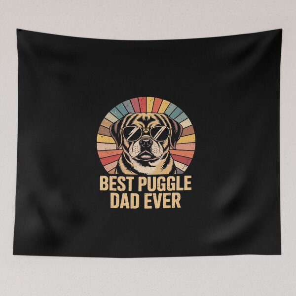 Item preview, Best Puggle Dad Ever Dog Lovers    designed and sold by EllinoKlemo.
