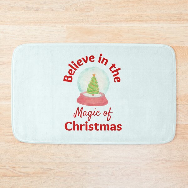 Item preview, Christmas Snow Globe Believe in Magic Design designed and sold by Inkworksbyshery.