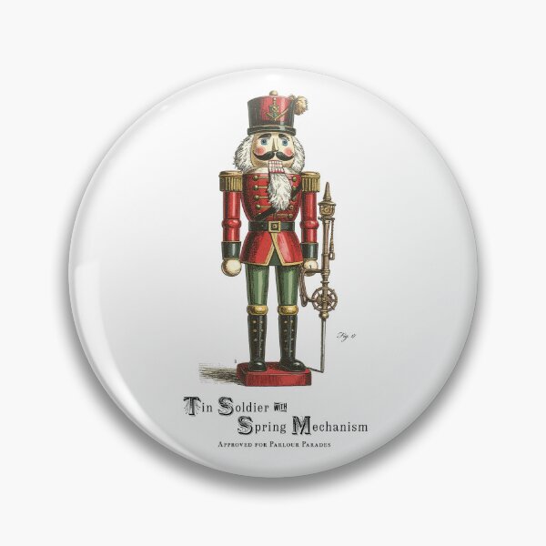 Item preview, Tin Soldier with Spring Mechanism — 1887 Parade Guard designed and sold by gstevensonart.