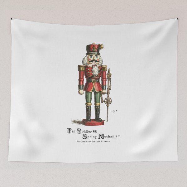 Item preview, Tin Soldier with Spring Mechanism — 1887 Parade Guard designed and sold by gstevensonart.