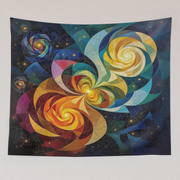 Item preview, Galactic Whirl – Spirals of Light & Emotion in van Gogh Style for Cosmic Souls & Dreamers designed and sold by FotoworldEdel.