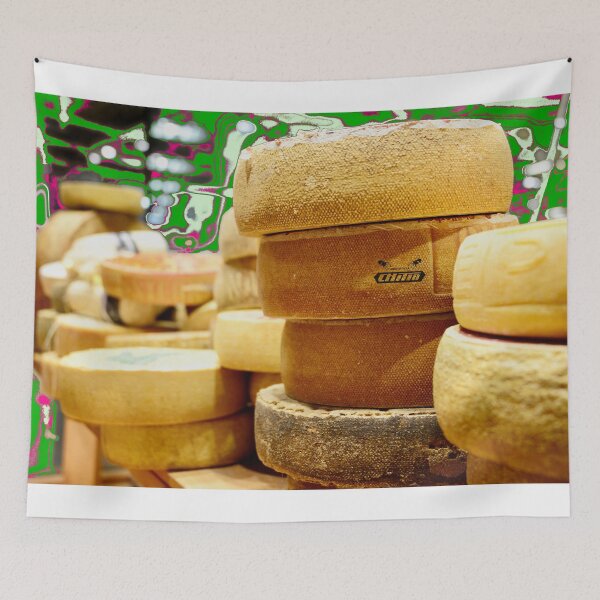 Item preview, Swiss Cheese – Stacked Delicacies / Swiss Artwork Photography designed and sold by Raphael Wolf.