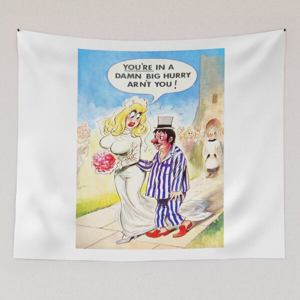 Item preview, Wedding Day, British seaside resort postcard humor. c 1950's designed and sold by JonDelorme.