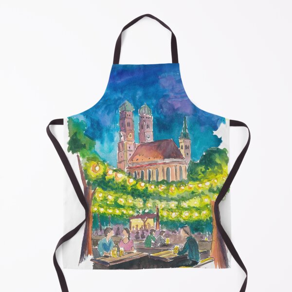 Item preview, Munich Nocturne Romance in the Bavarian Beergarden Glow designed and sold by artshop77.