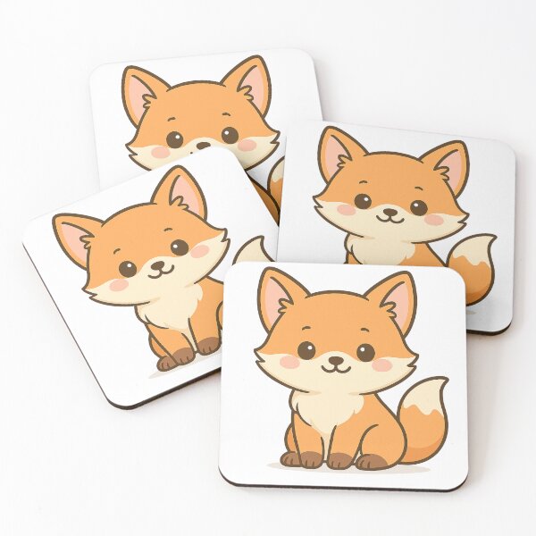 Item preview, Kawaii Fox Spirit – Warm Pastel Animal Art | CutiVerse designed and sold by CutiVerse.