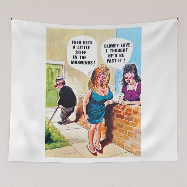 Item preview, Sexy Postcard,  British seaside resort postcard humor. c 1950's designed and sold by JonDelorme.
