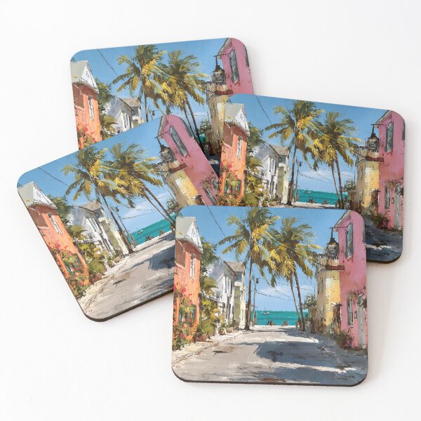 Item preview, Colorful Conch Houses in Sunny Key West designed and sold by daila70.