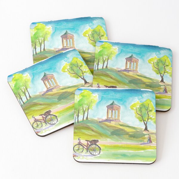 Item preview, Walking through the English Garden in Munich with Monopteros Temple designed and sold by artshop77.