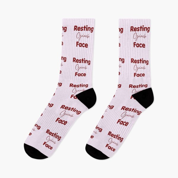 Item preview, Resting Grinch Face Funny Christmas Quote designed and sold by Inkworksbyshery.