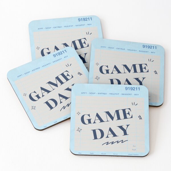 Item preview, UNC Game Day Check Button designed and sold by Loveforcreating.