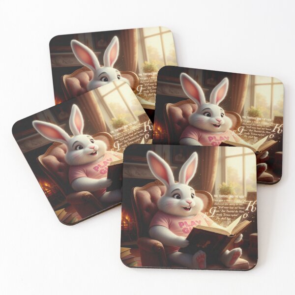 Item preview, Bubbly Bunny reading book  designed and sold by prashant art factory ✅️.